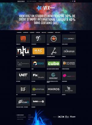 VFX France site internet Drupal
