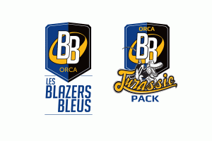 Logo des Blazers Bleus