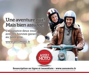 Assu Moto Publicité Métro