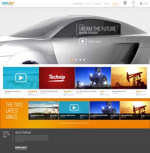 Technip WebTV site internet Drupal