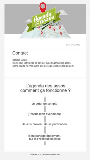 Agenda des assos site internet drupal
