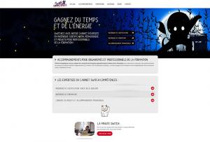 Visuel de l'accueil du site internet de Switch-Compétence.com